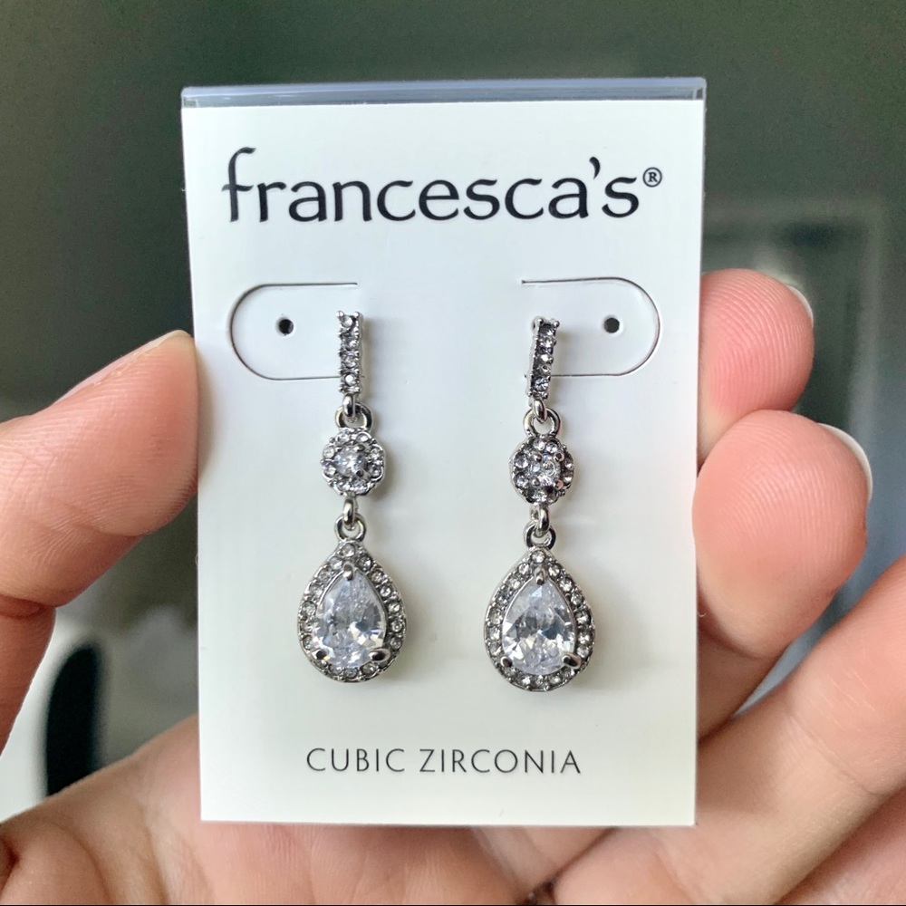Diamond Drop Earrings